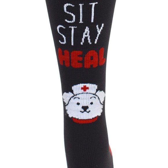 Size XL Nurse Nurses Medical Themed Light Compression Socks Lot Of 3 - Picture 3 of 3